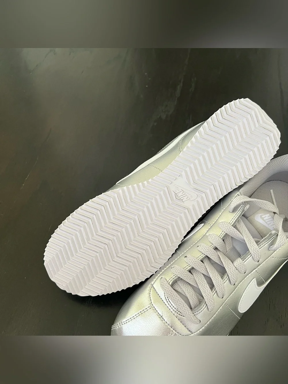 ✔️New✔️ NIKE Cortez Metallic Silver